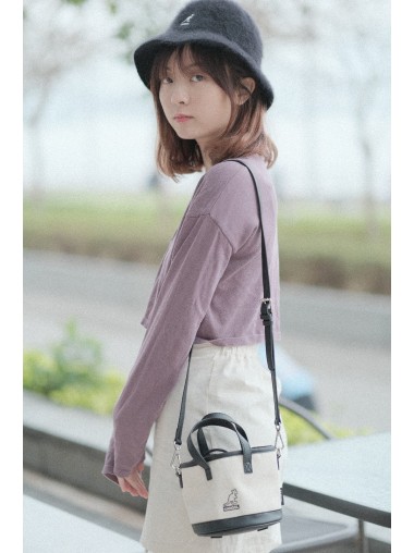 [限時SALE!!] Kangol Tapi Solid Small Bucket Bag - Black 3099